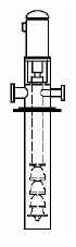 Полупогружной вертикальный-нефтной-насос-с двумя корпусами по API тип VS6