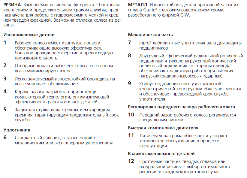 Особенности конструкции насоса LCC R 2