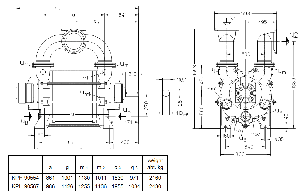 Габарит KPH 90554